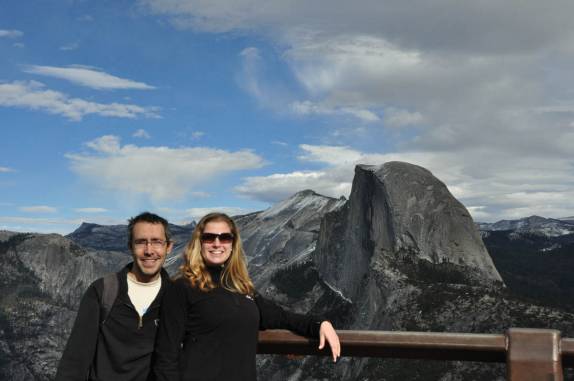 Mirante do Glacier Point, no Yosemite National Park, na Califórnia, nos Estados Unidos
